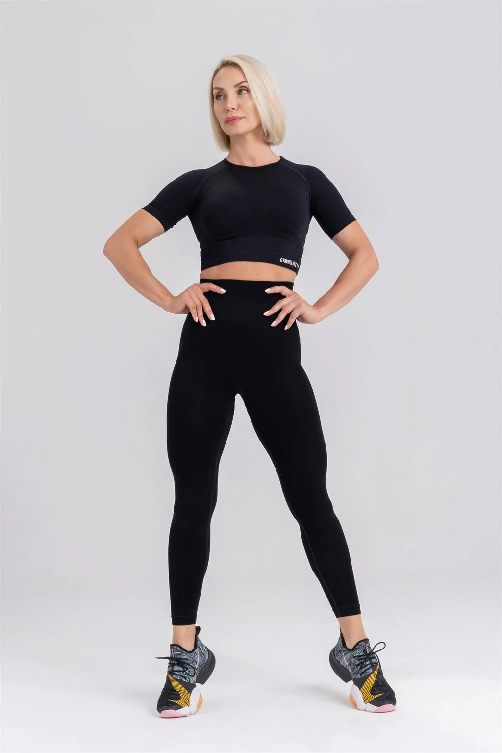 Gymwolves Women's Short Sleeve Seamless Sports T-Shirt