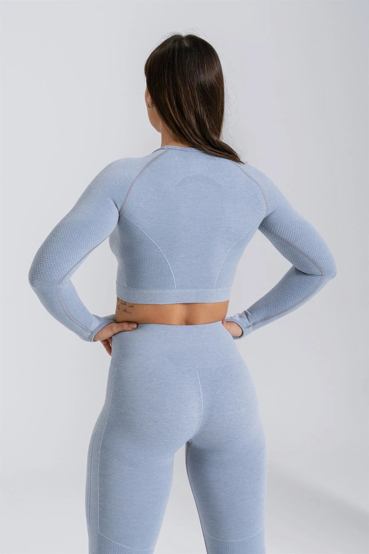 Gymwolves Women's Long Sleeve Seamless Sports T-Shirt