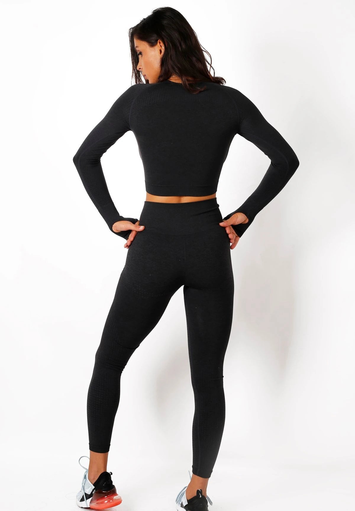 Gymwolves Women's Long Sleeve Seamless Sports T-Shirt