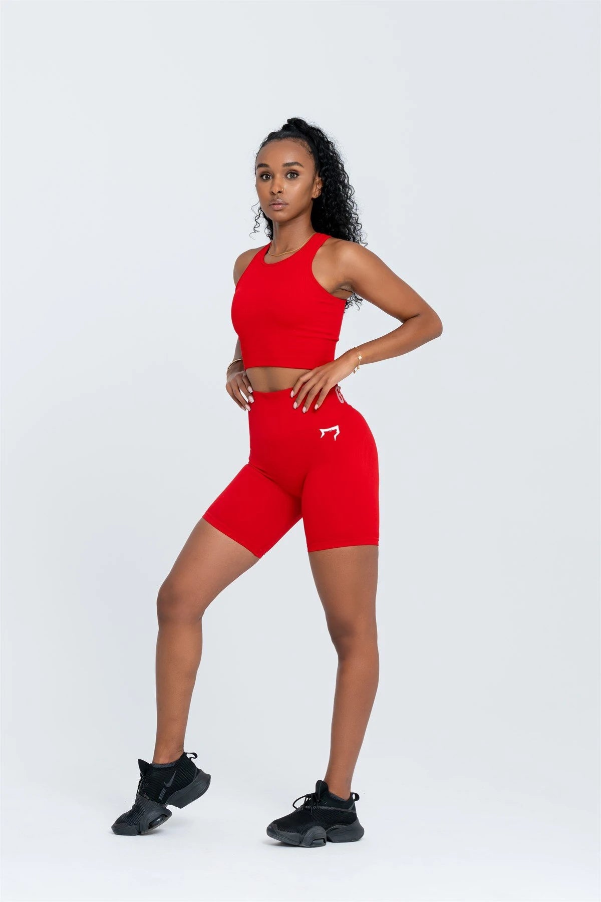 Gymwolves Women's Halterneck Seamless Sports T-Shirt