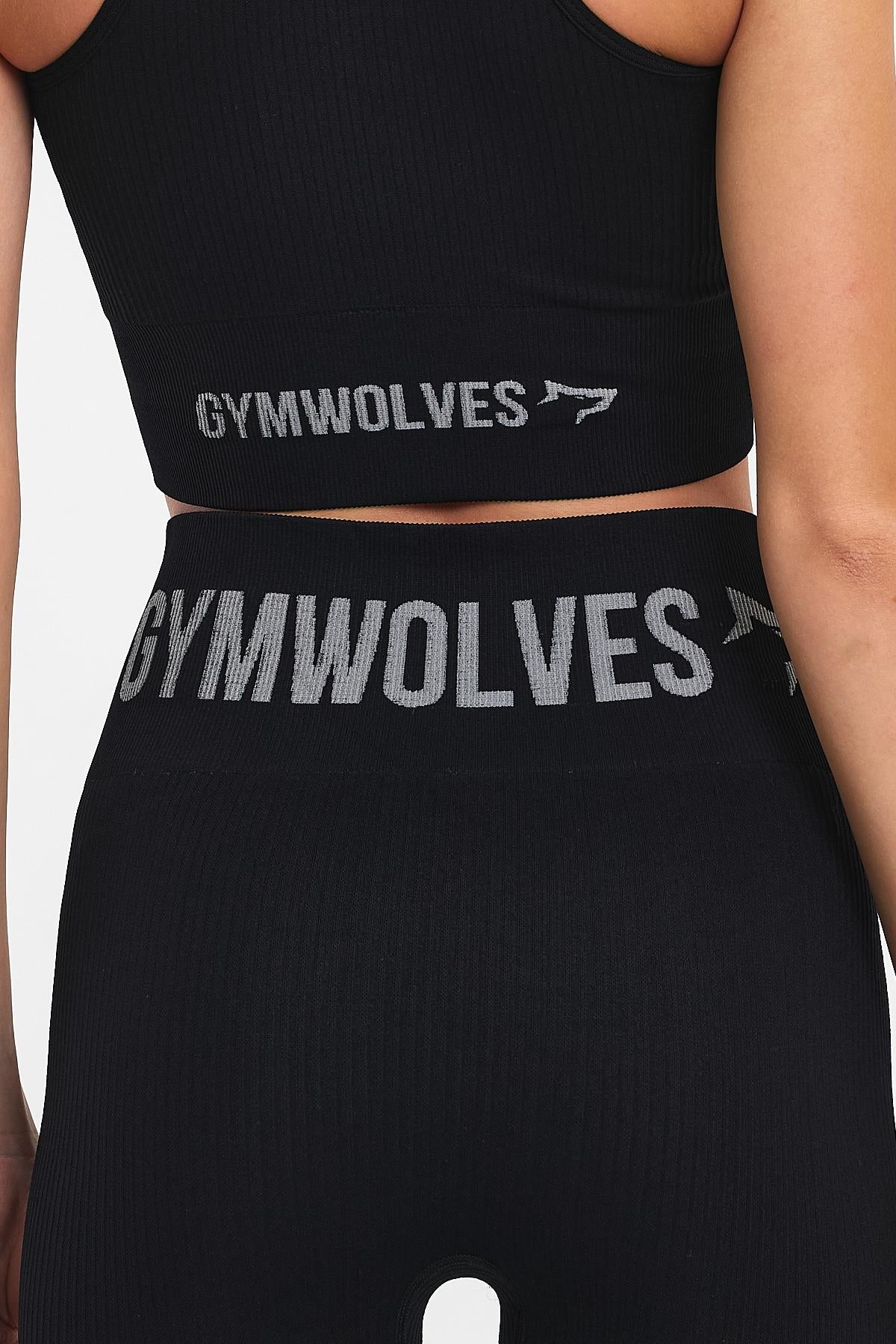 Gymwolves Women's Halterneck Seamless Sports T-Shirt