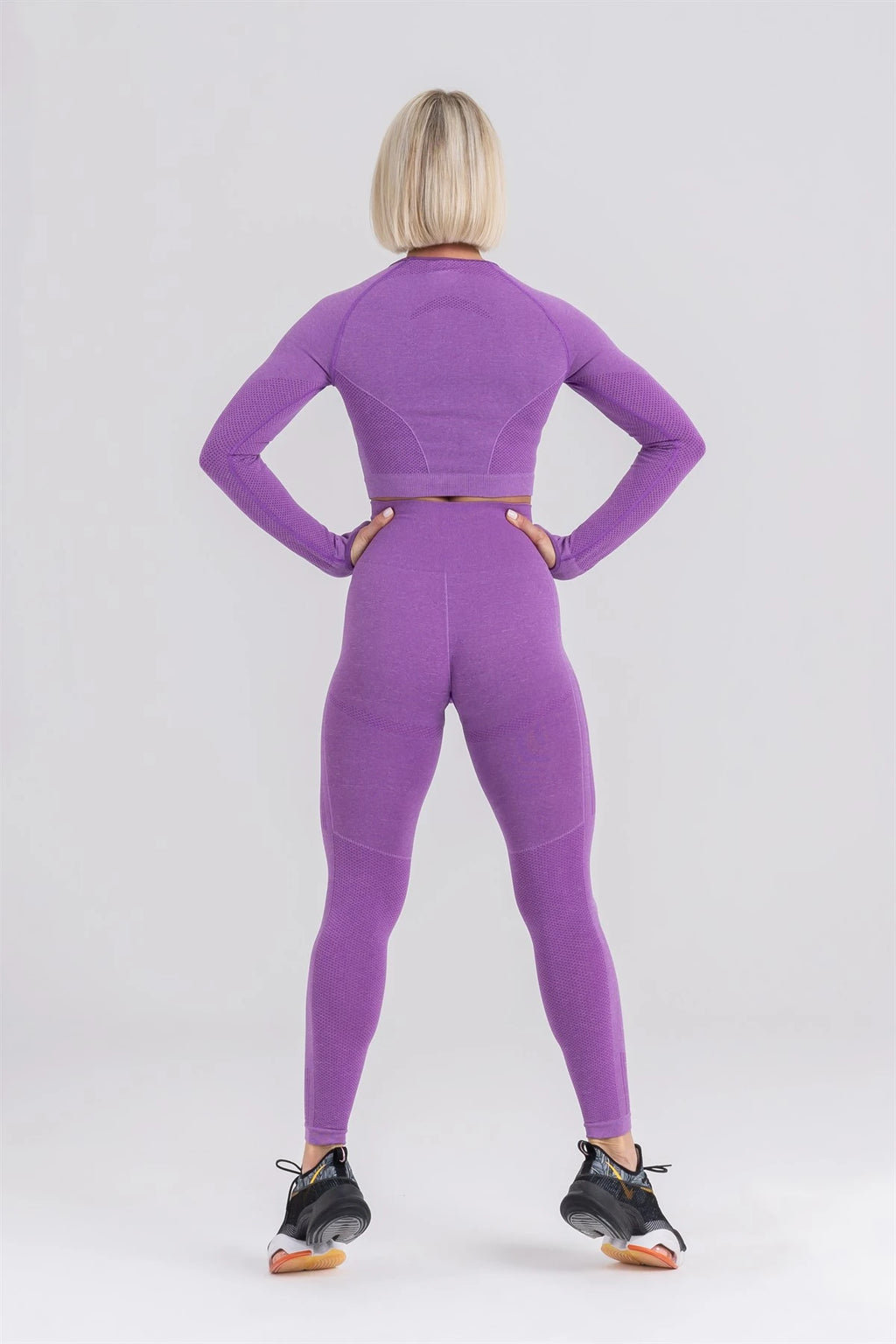 Gymwolves Women's Long Sleeve Seamless Sports T-Shirt