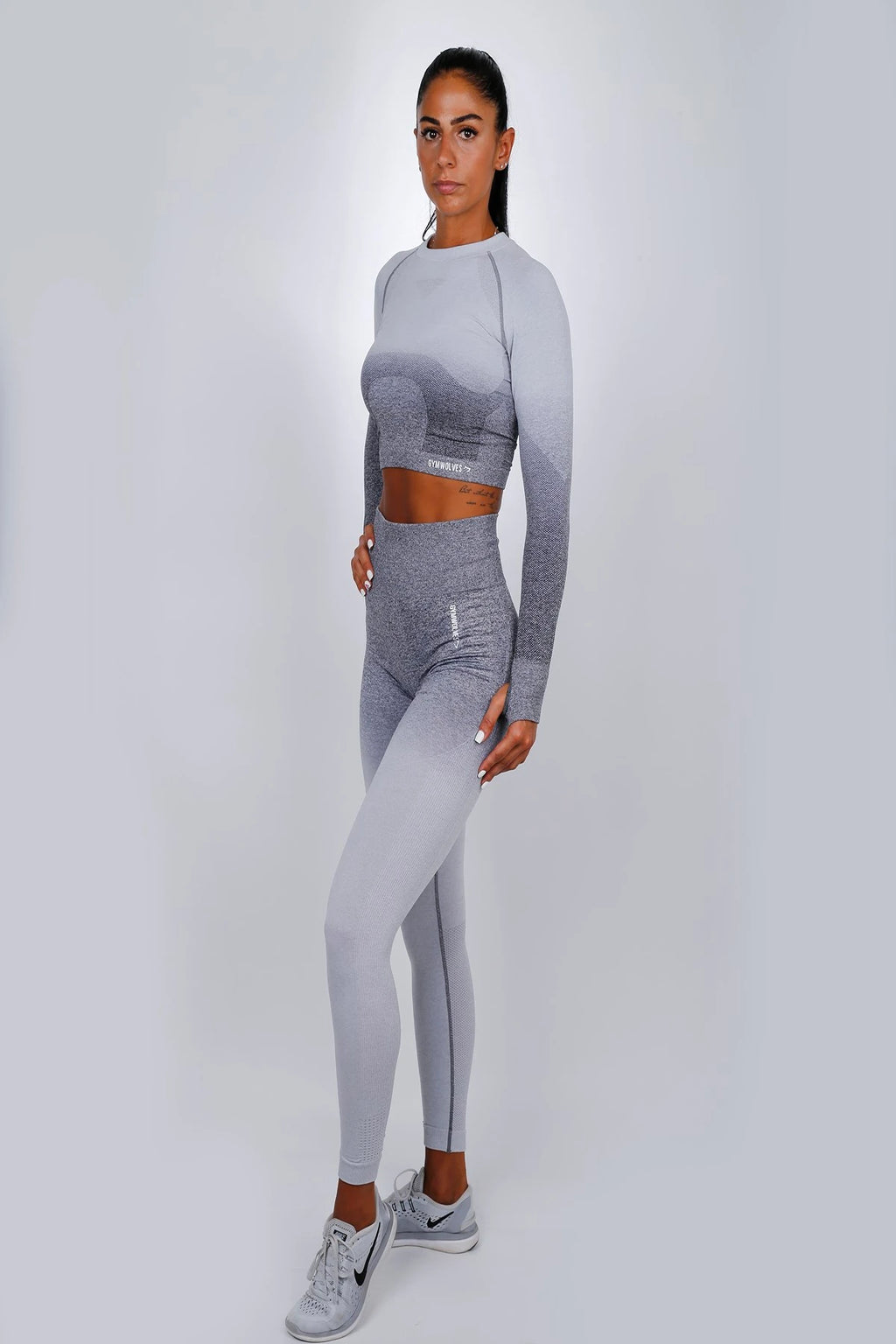 Gymwolves Seamless Leggings Powder Grey