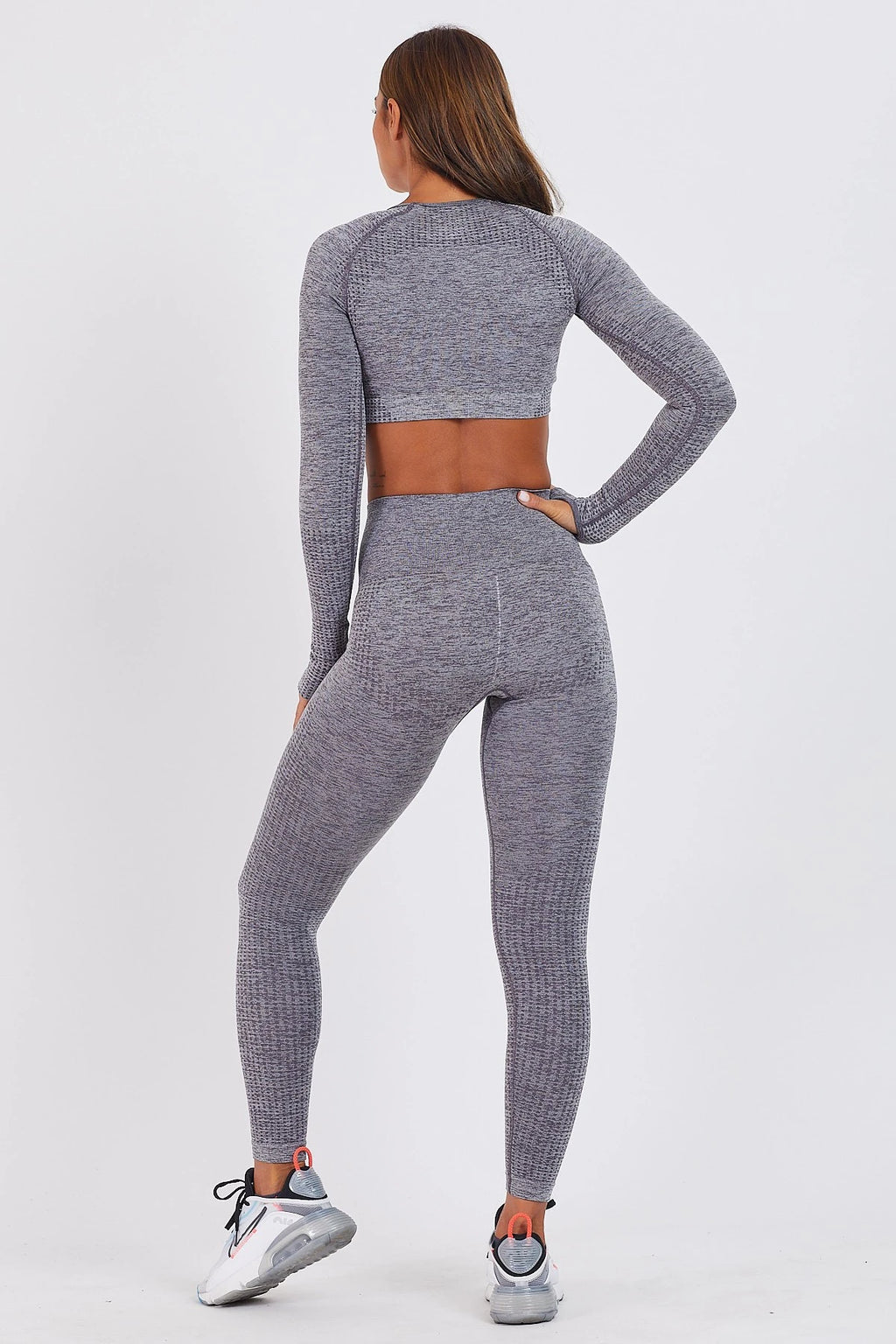 Gymwolves Women's Long Sleeve Seamless Sports T-Shirt