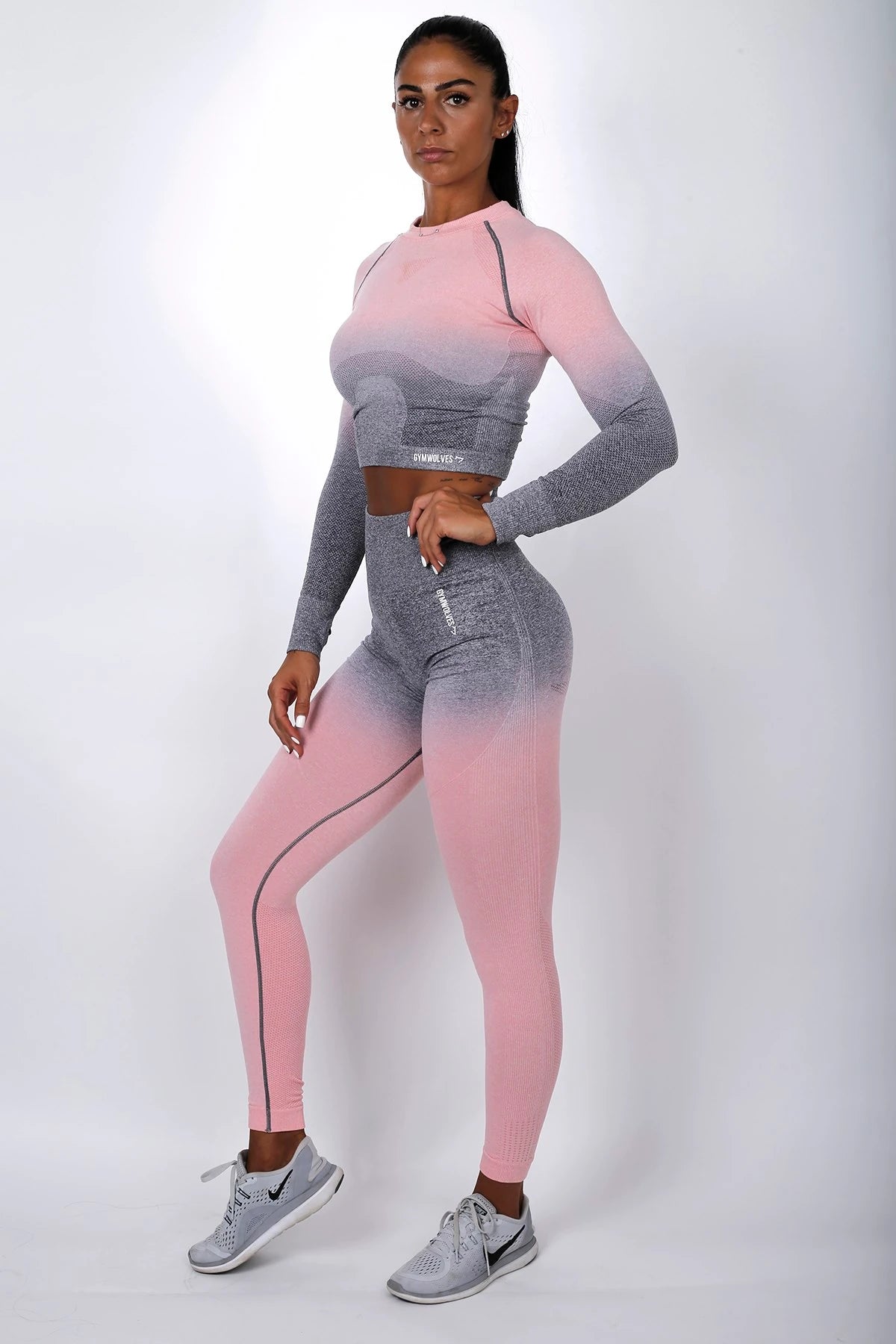 Gymwolves Seamless Leggings Powder Grey