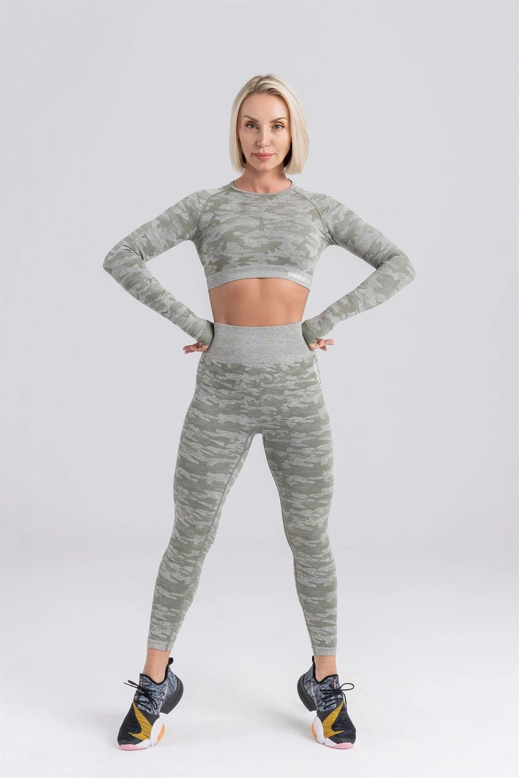Gymwolves Seamless Leggings Camo Print