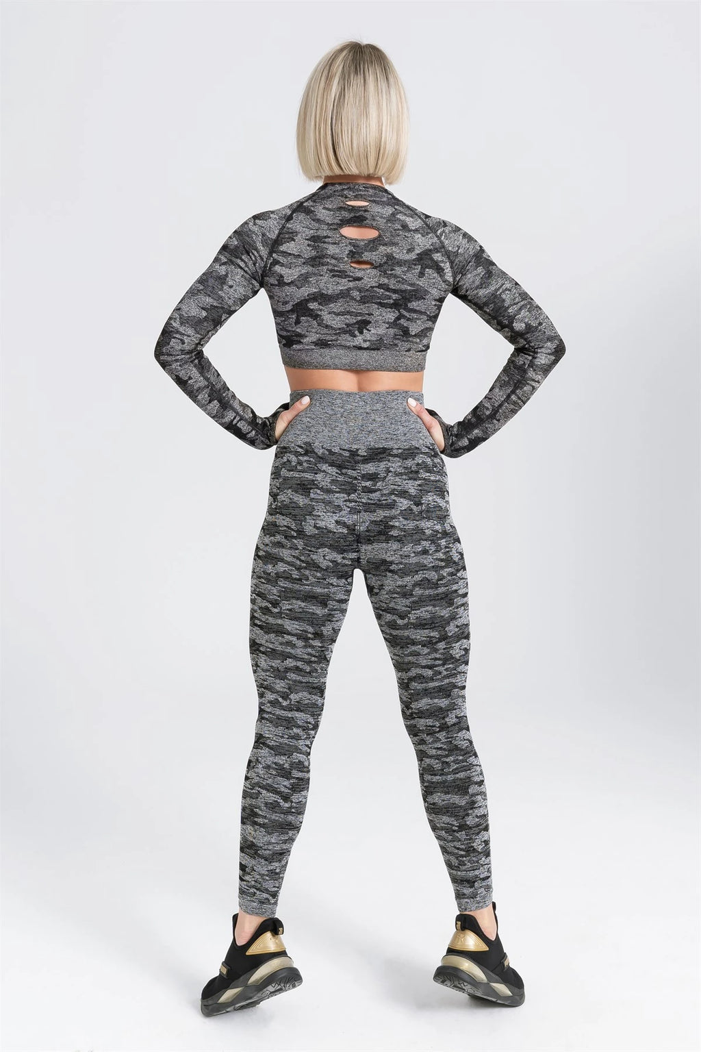 Gymwolves Seamless Leggings Camo Print