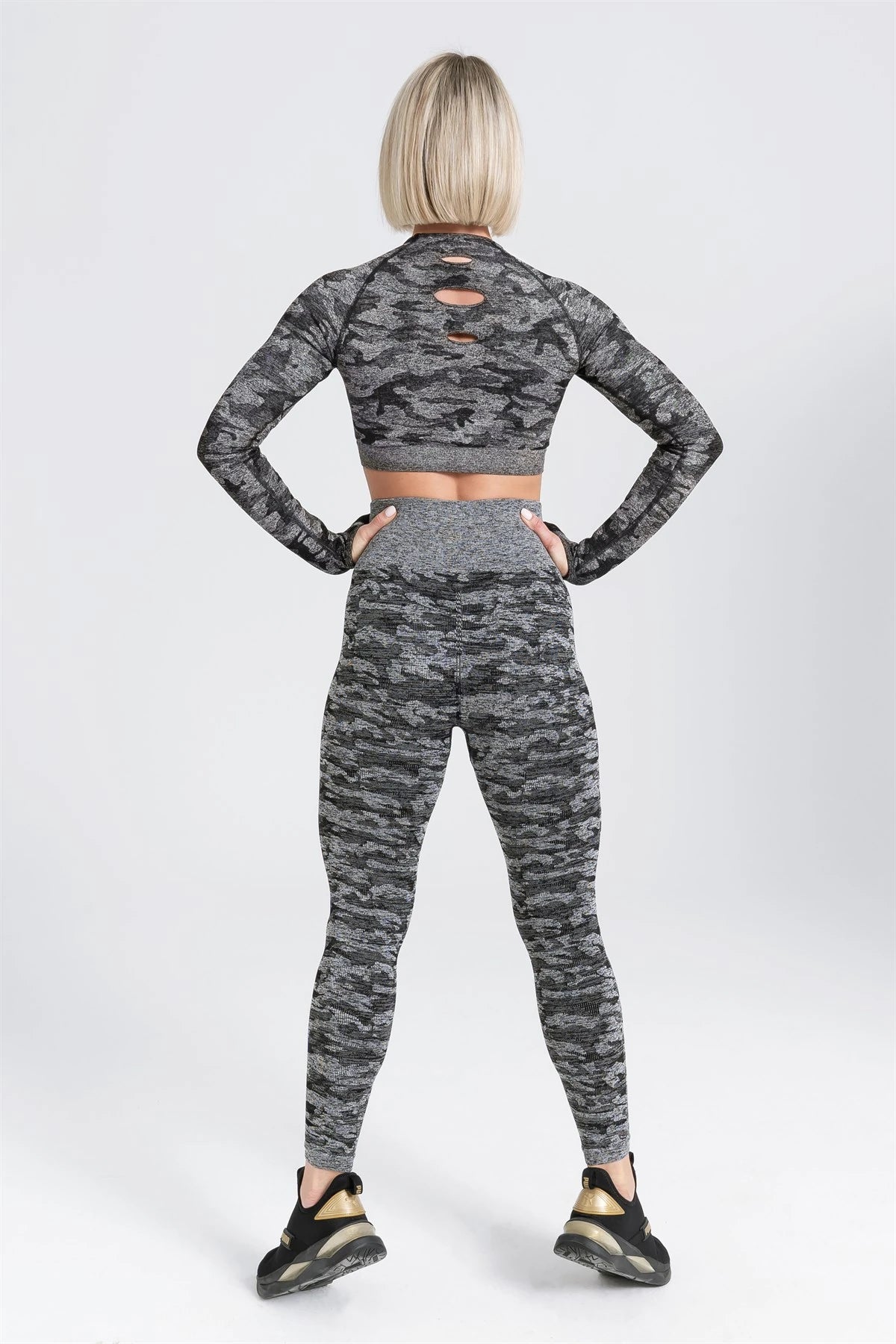Gymwolves Seamless Leggings Camo Print