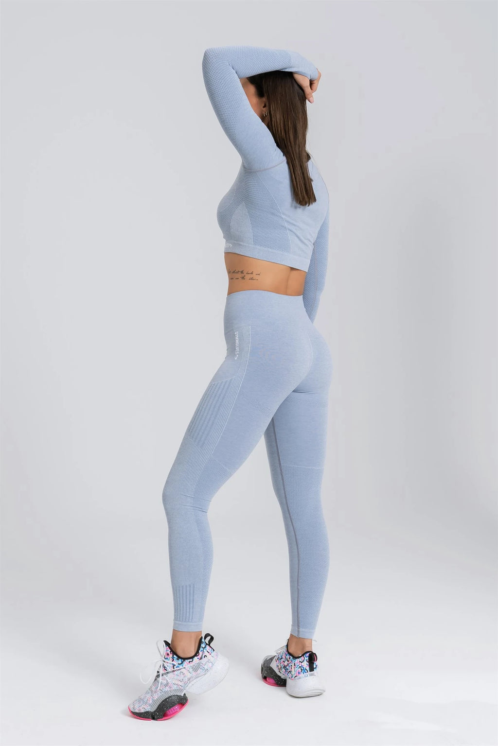 Gymwolves Women's Long Sleeve Seamless Sports T-Shirt