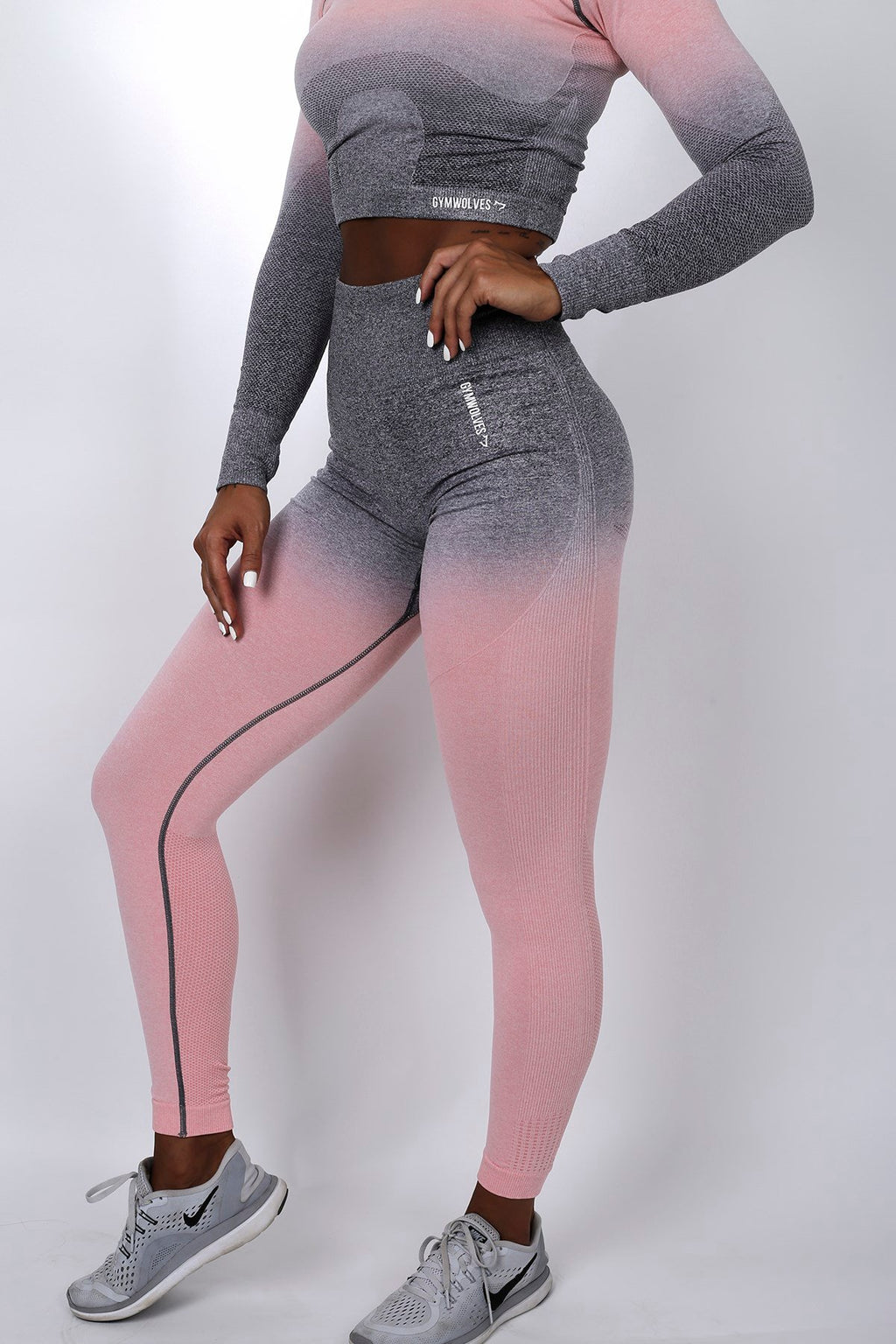 Gymwolves Seamless Leggings Powder Grey