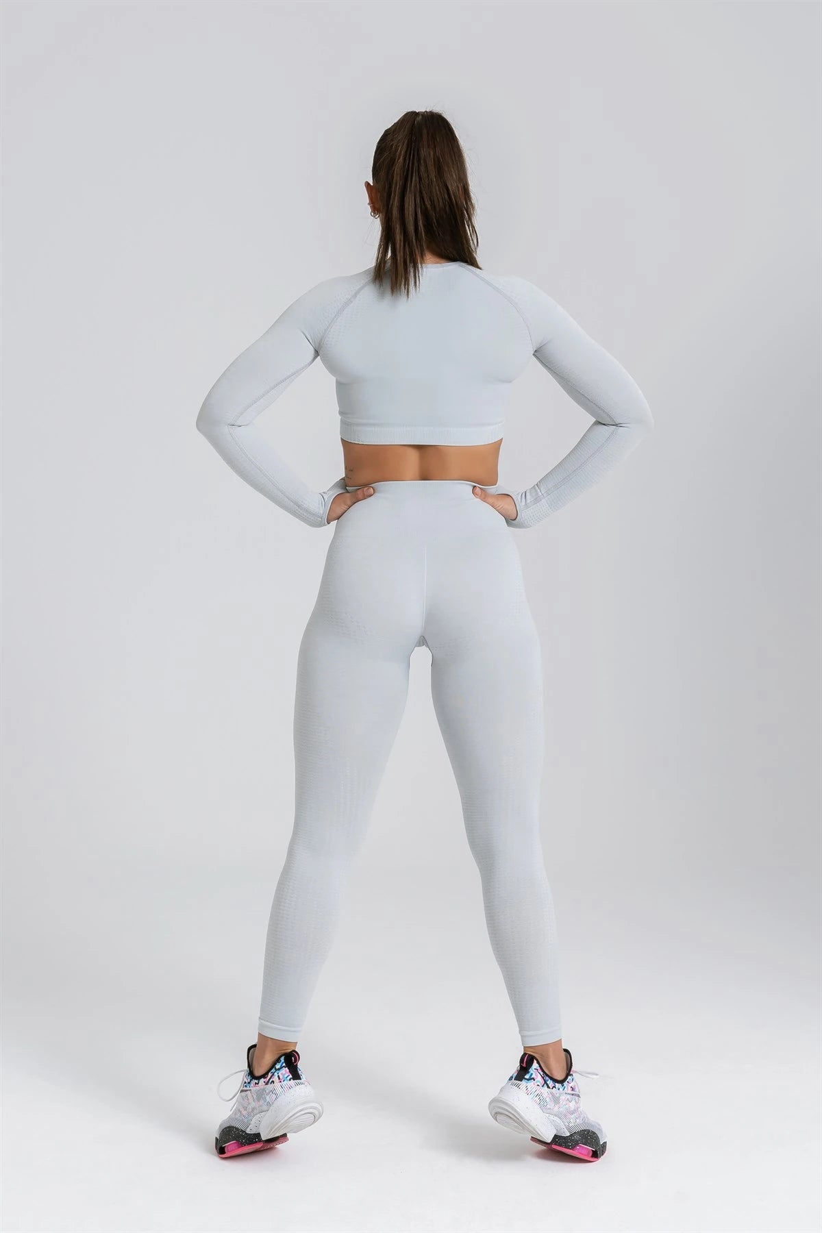 Gymwolves Women's Long Sleeve Seamless Sports T-Shirt