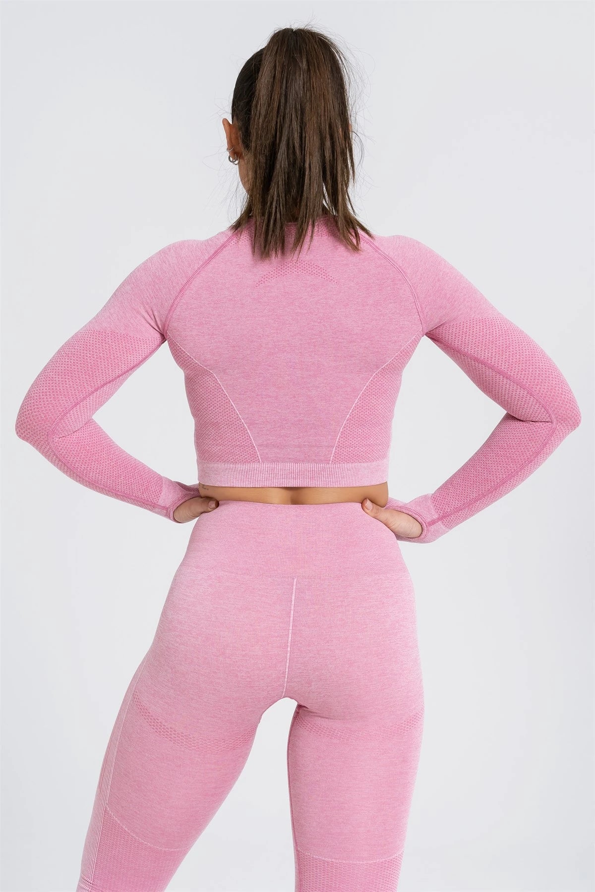Gymwolves Women's Long Sleeve Seamless Sports T-Shirt