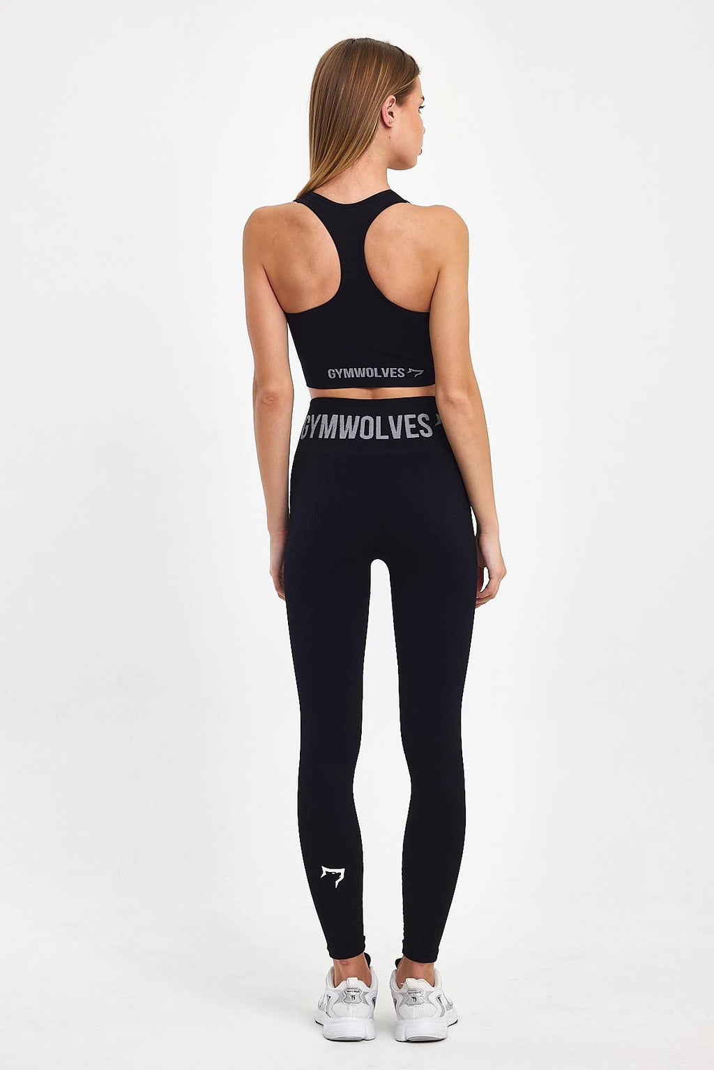 Gymwolves Women's Halterneck Seamless Sports T-Shirt