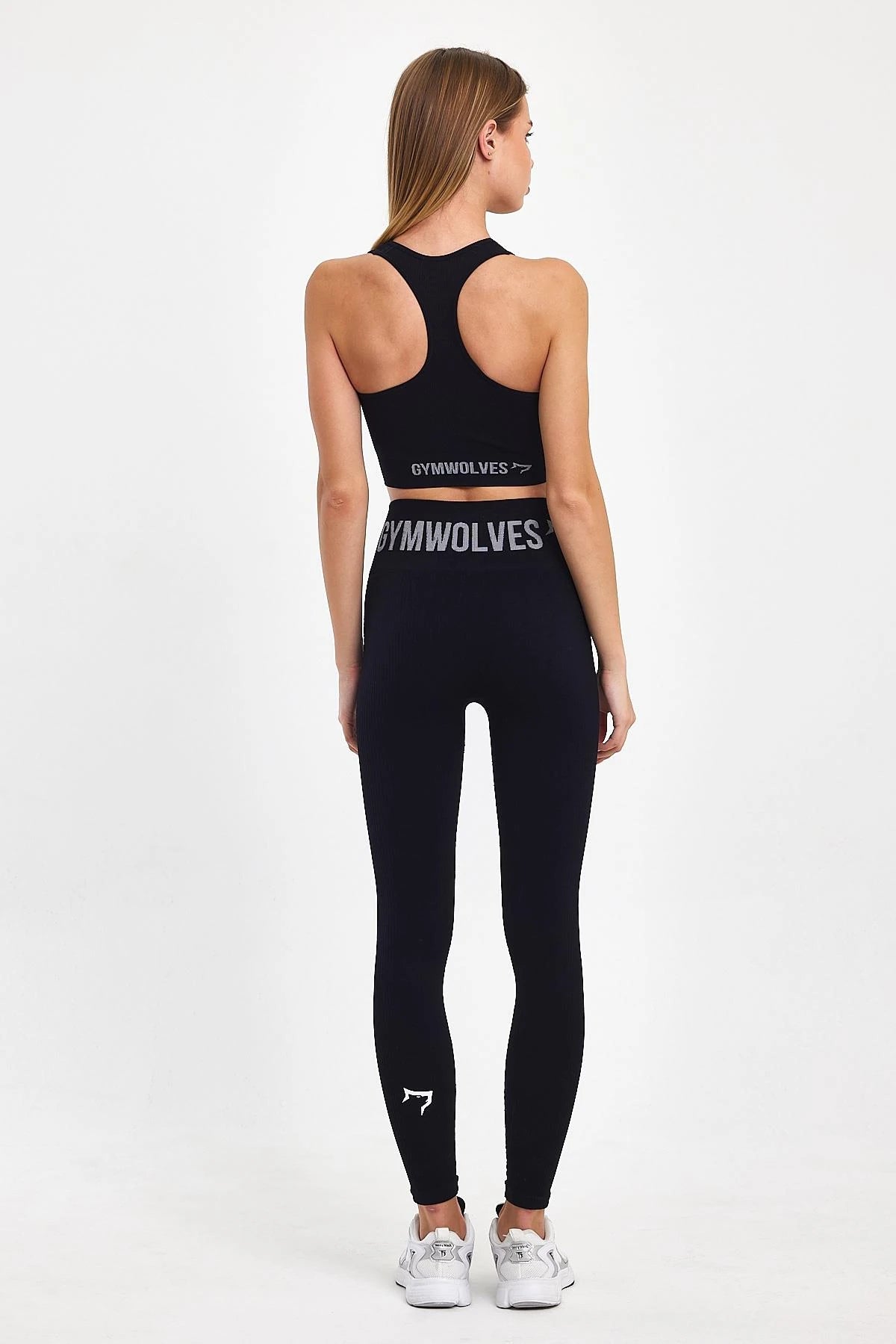 Gymwolves Women's Halterneck Seamless Sports T-Shirt