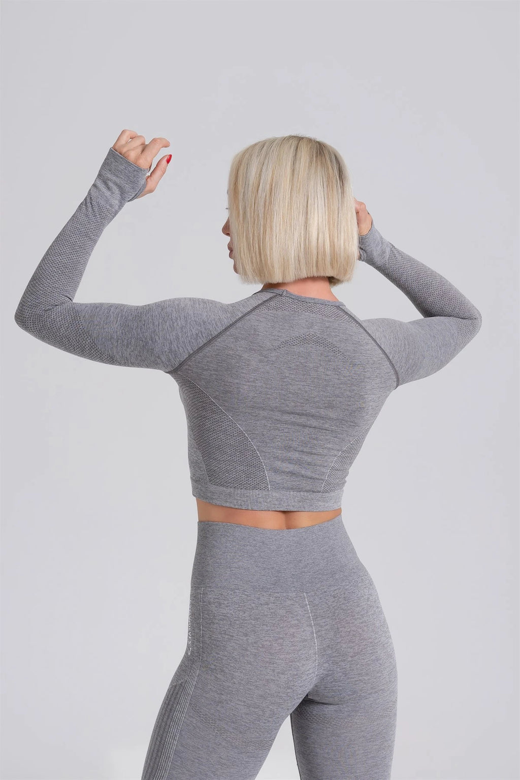 Gymwolves Women's Long Sleeve Seamless Sports T-Shirt