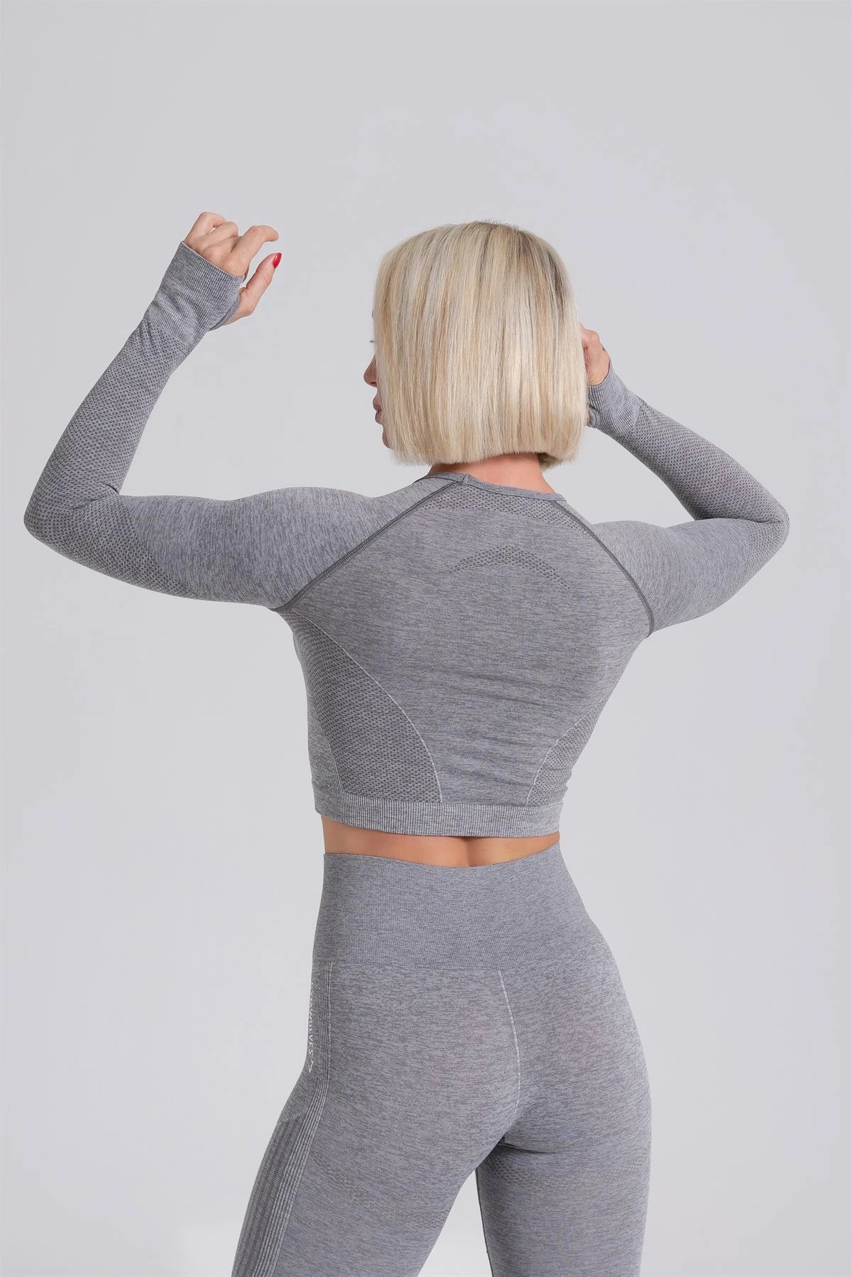 Gymwolves Women's Long Sleeve Seamless Sports T-Shirt