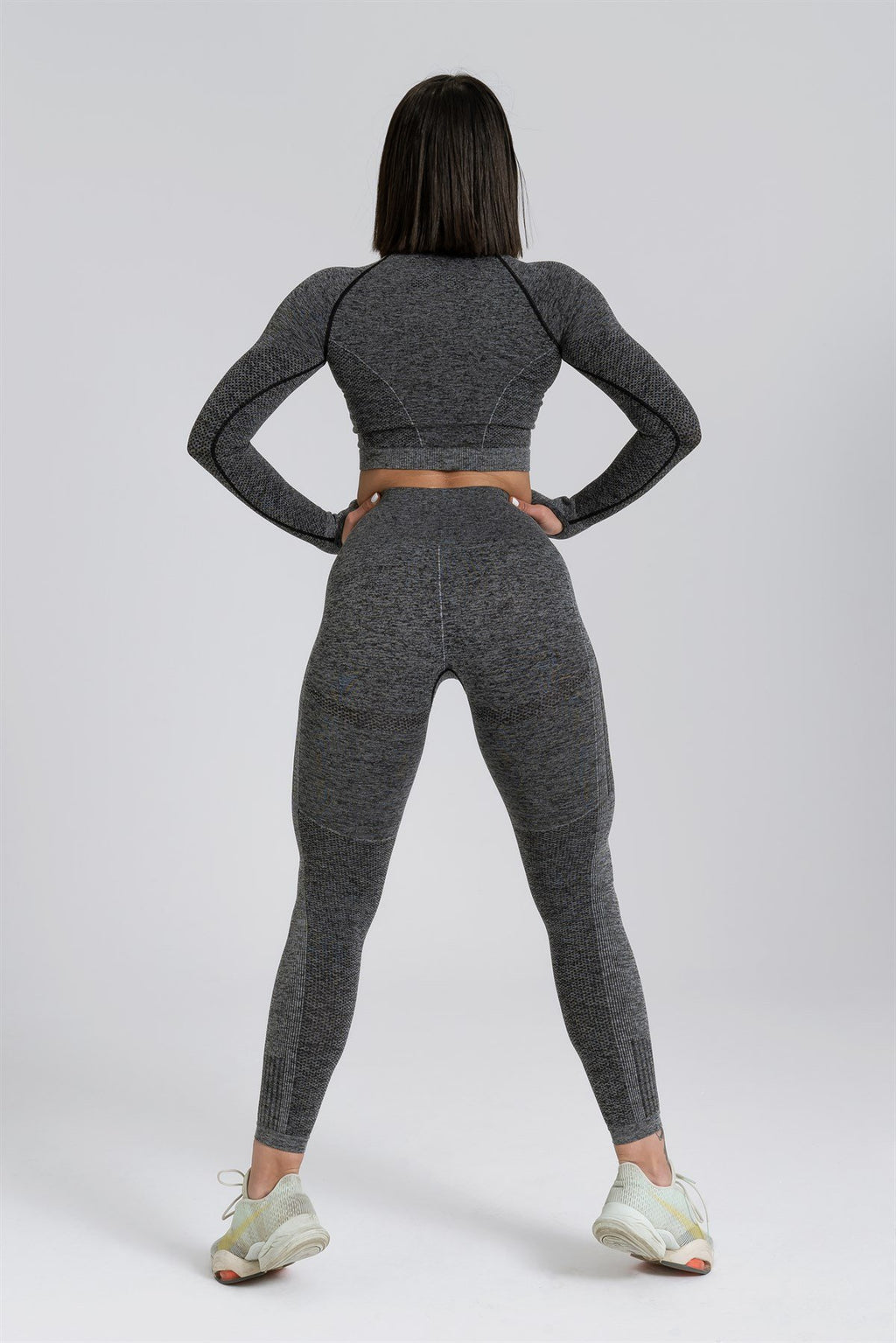Gymwolves Women's Long Sleeve Seamless Sports T-Shirt