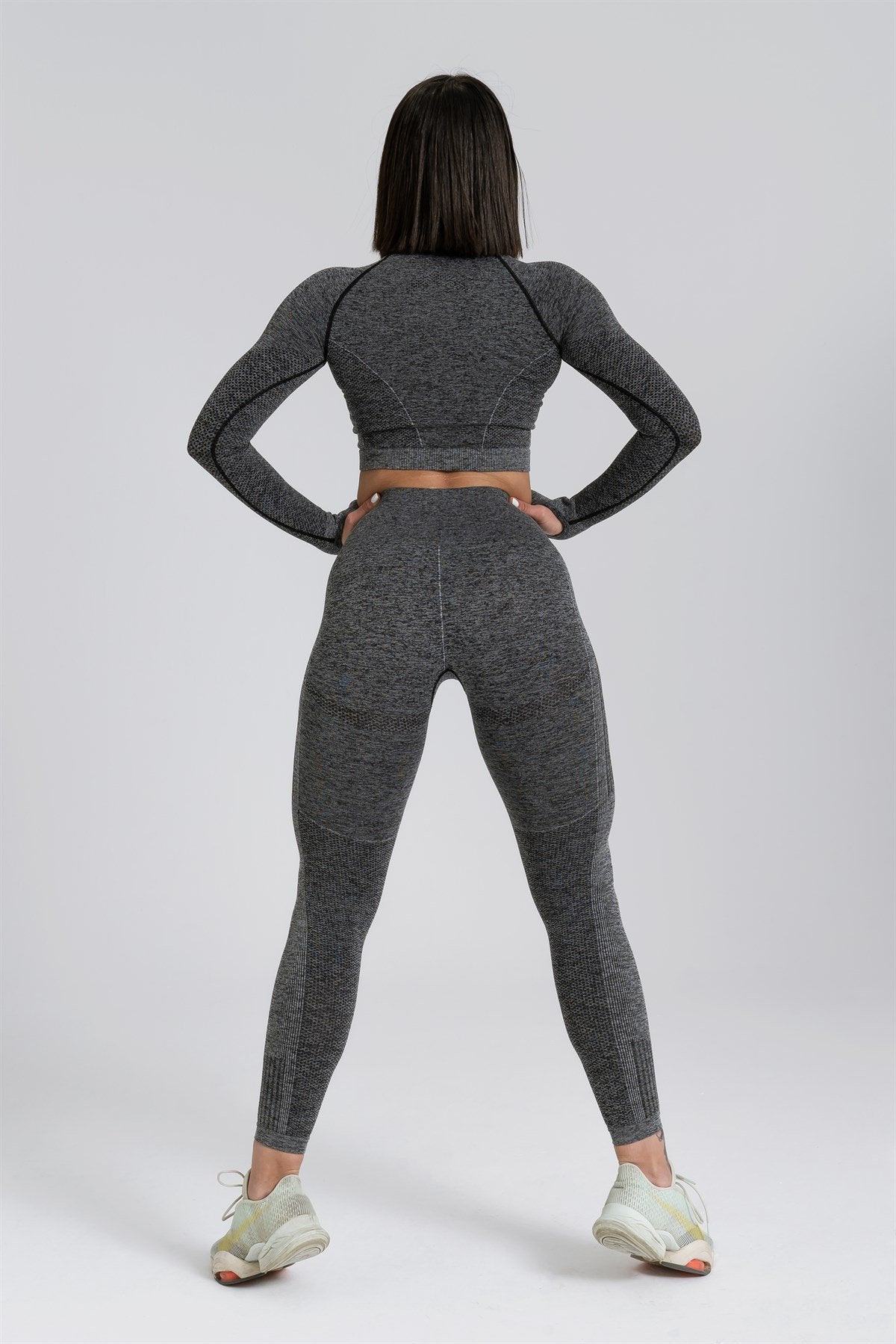 Gymwolves Women's Long Sleeve Seamless Sports T-Shirt
