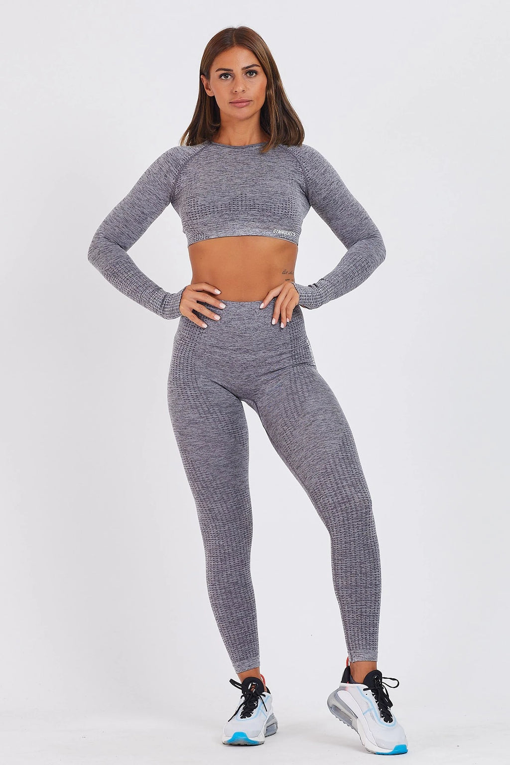 Gymwolves Women's Long Sleeve Seamless Sports T-Shirt