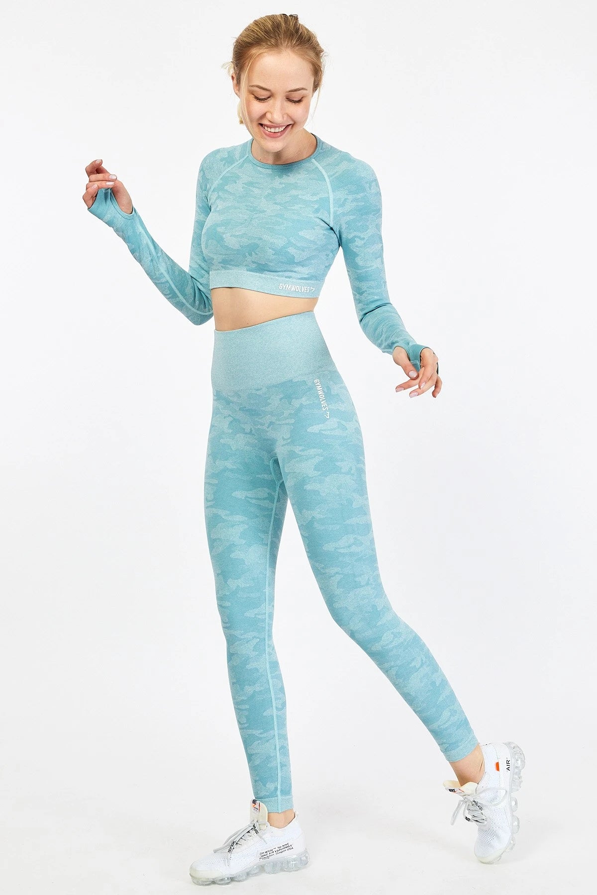 Gymwolves Seamless Leggings Camo Print