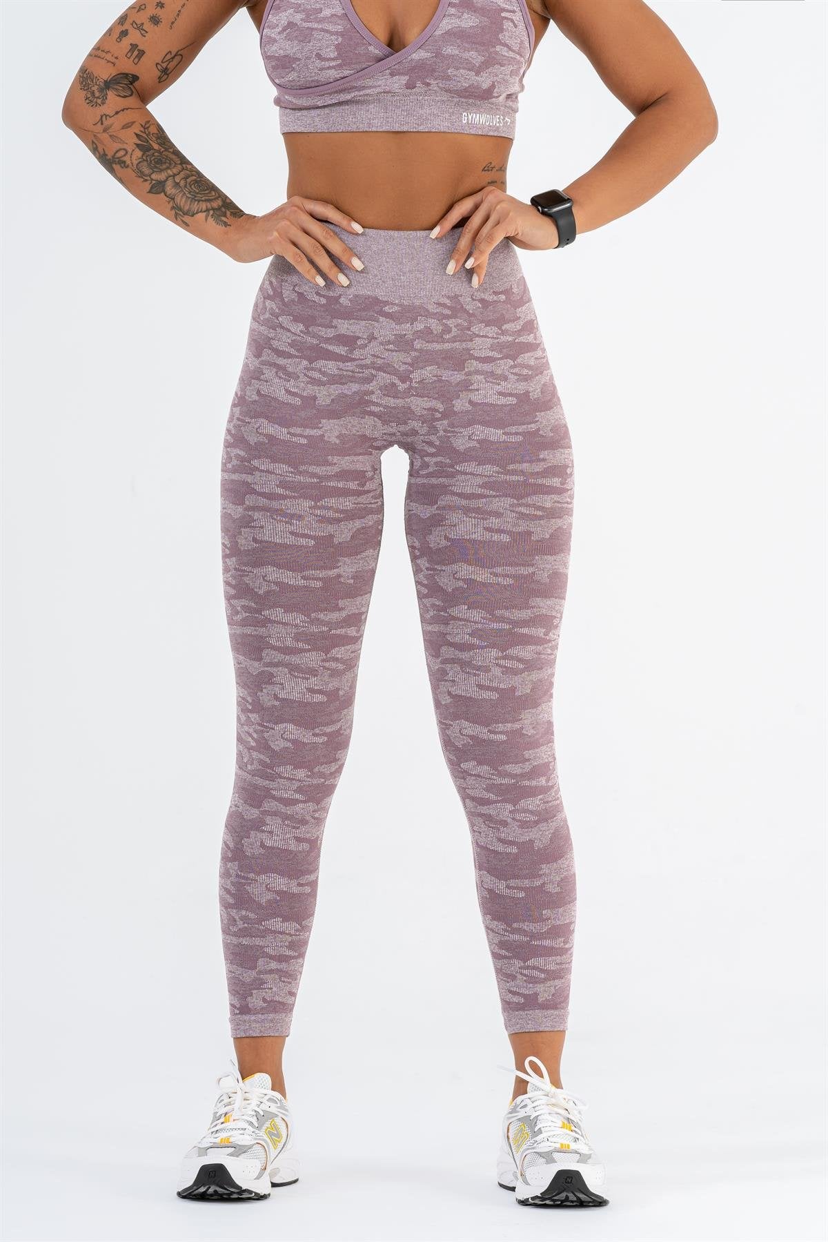 Gymwolves Seamless Leggings Camo Print