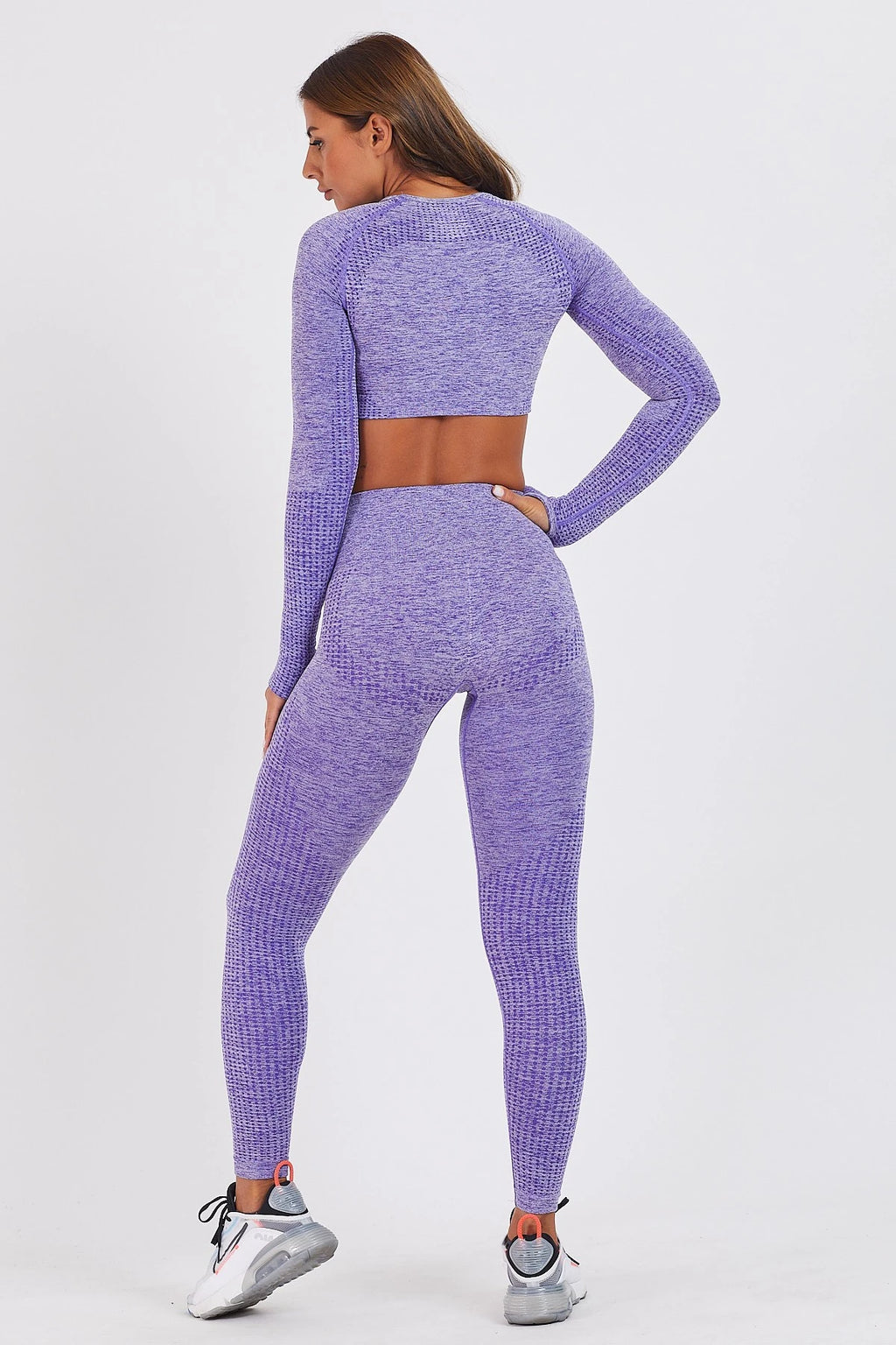 Gymwolves Women's Long Sleeve Seamless Sports T-Shirt