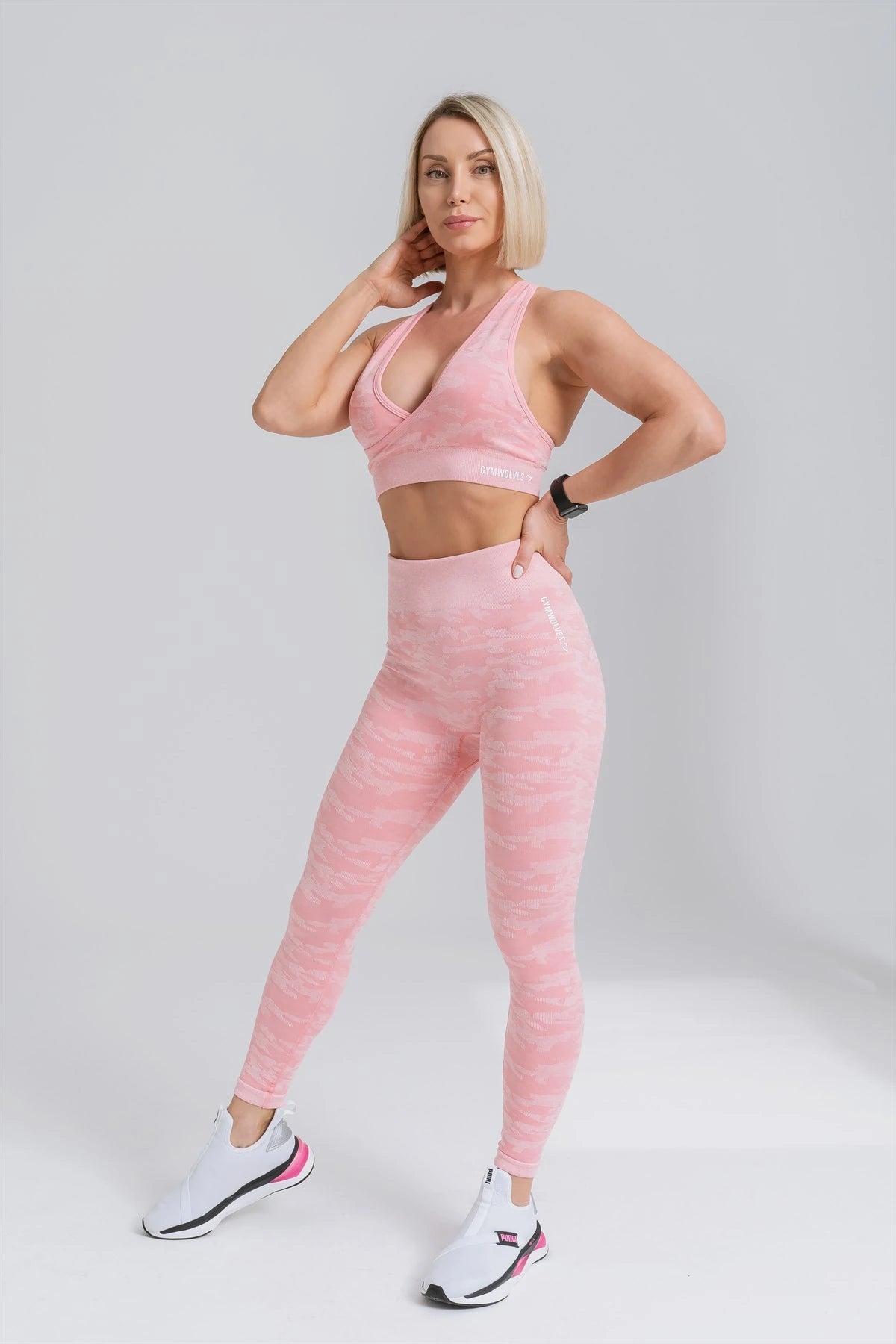 Gymwolves Seamless Leggings Camo Print