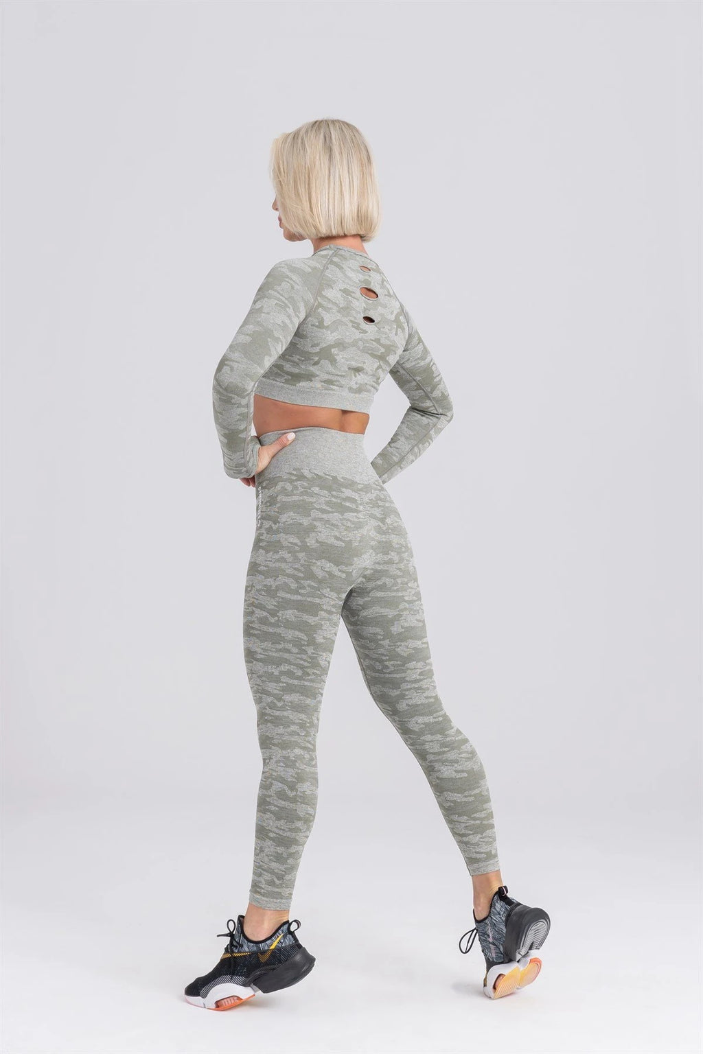 Gymwolves Seamless Leggings Camo Print
