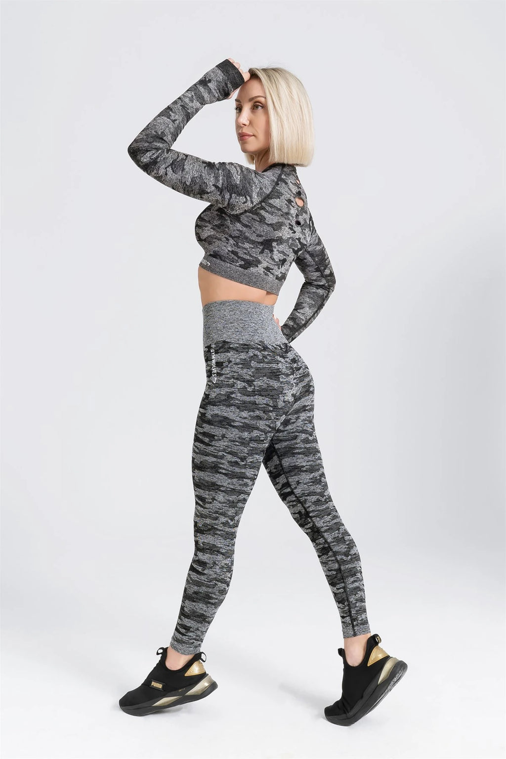 Gymwolves Seamless Leggings Camo Print