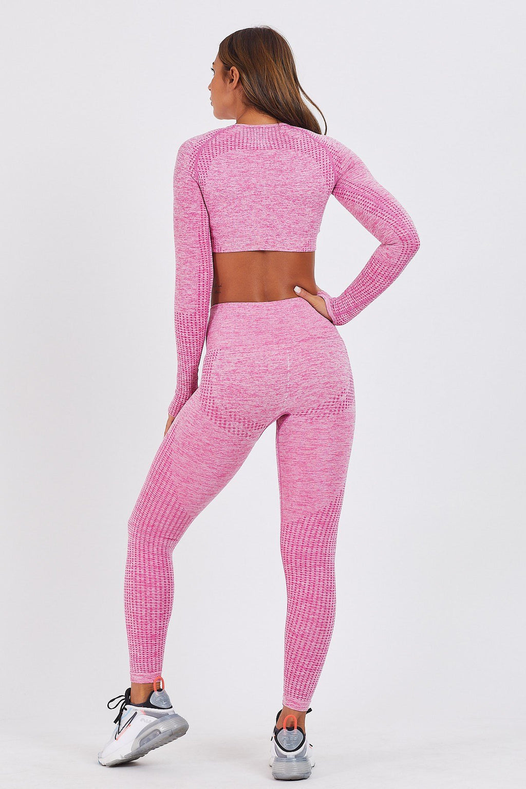Gymwolves Women's Long Sleeve Seamless Sports T-Shirt
