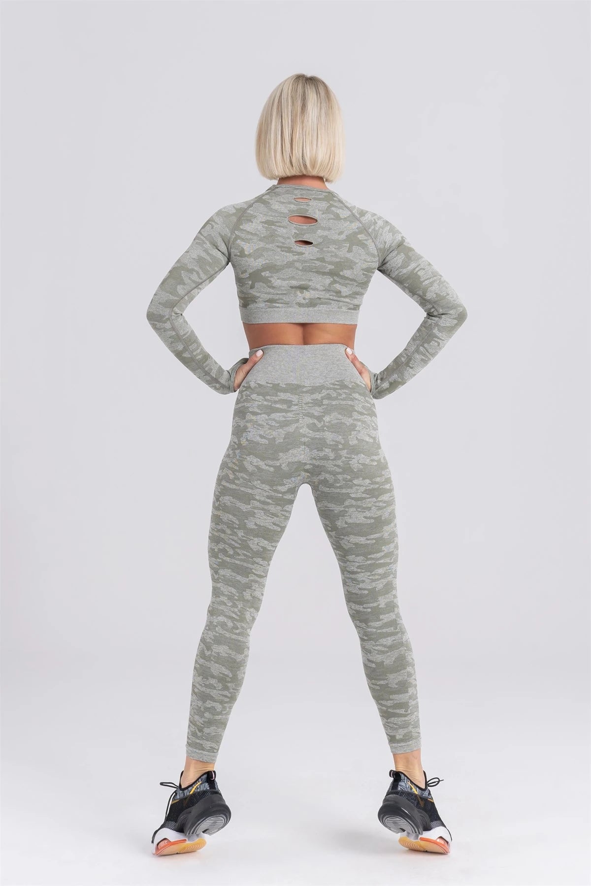 Gymwolves Seamless Leggings Camo Print