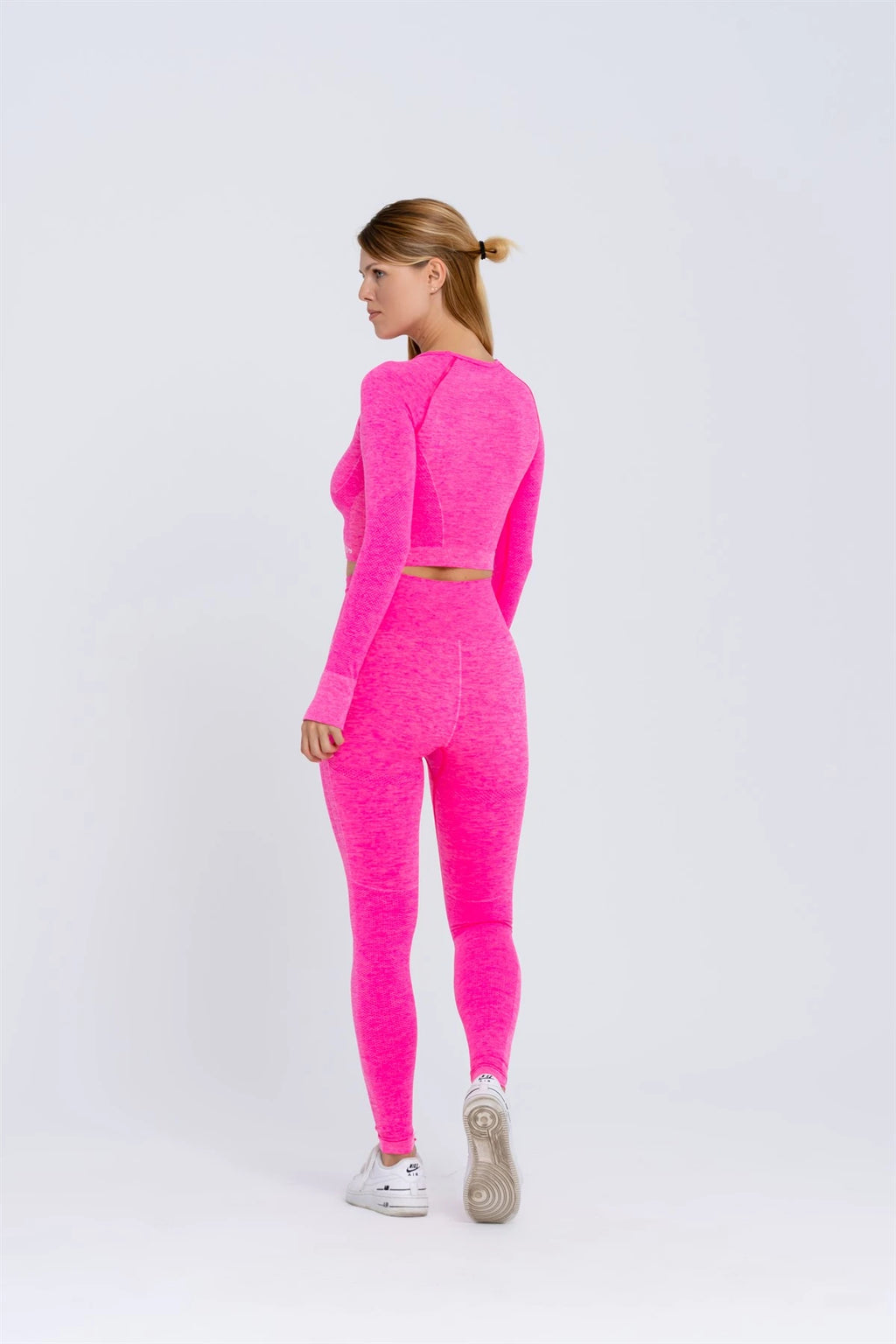Gymwolves Women's Long Sleeve Seamless Sports T-Shirt