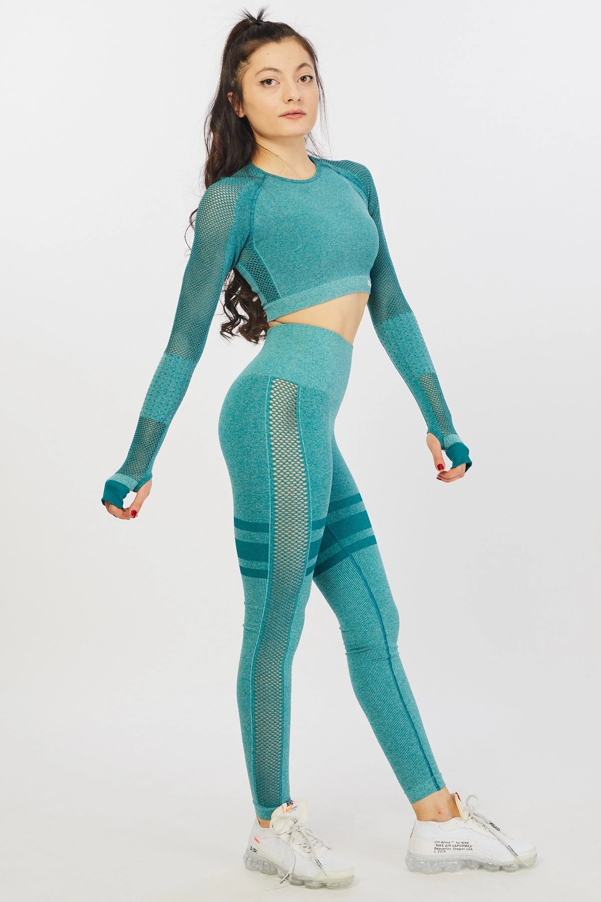 Gymwolves Women's Long Sleeve Seamless Sports T-Shirt