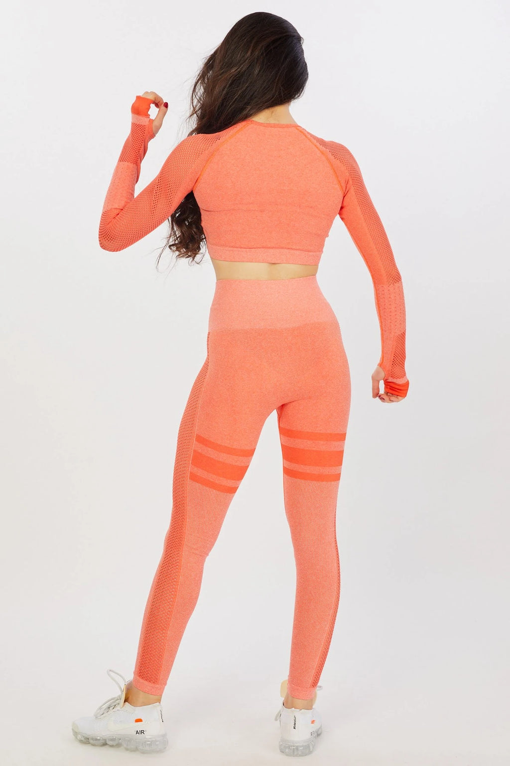 Gymwolves Women's Long Sleeve Seamless Sports T-Shirt
