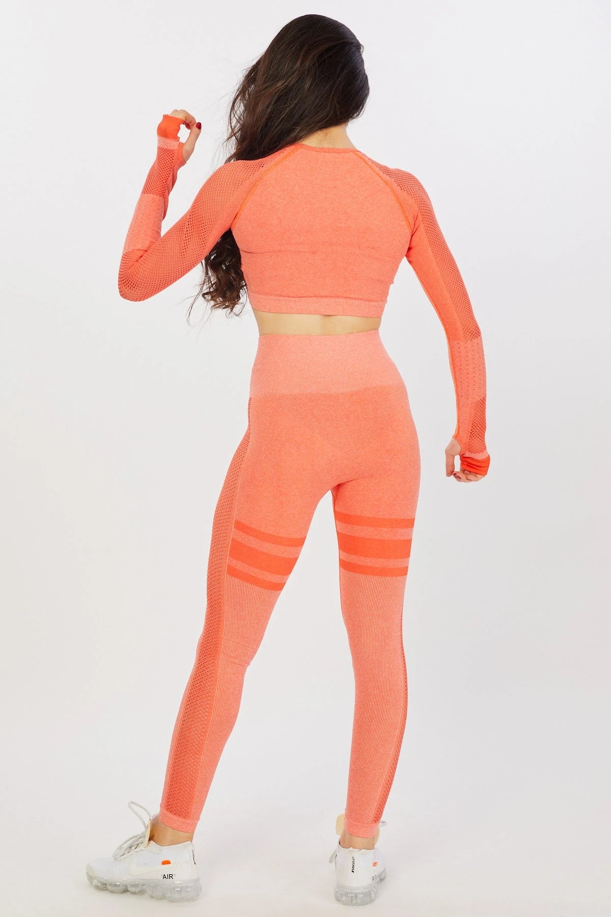 Gymwolves Women's Long Sleeve Seamless Sports T-Shirt