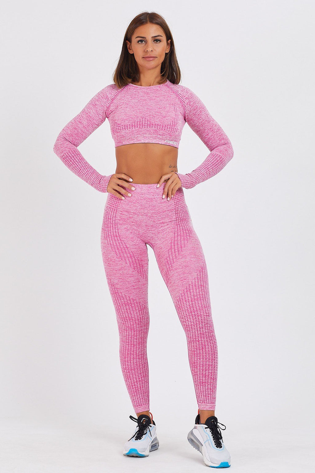 Gymwolves Women's Long Sleeve Seamless Sports T-Shirt