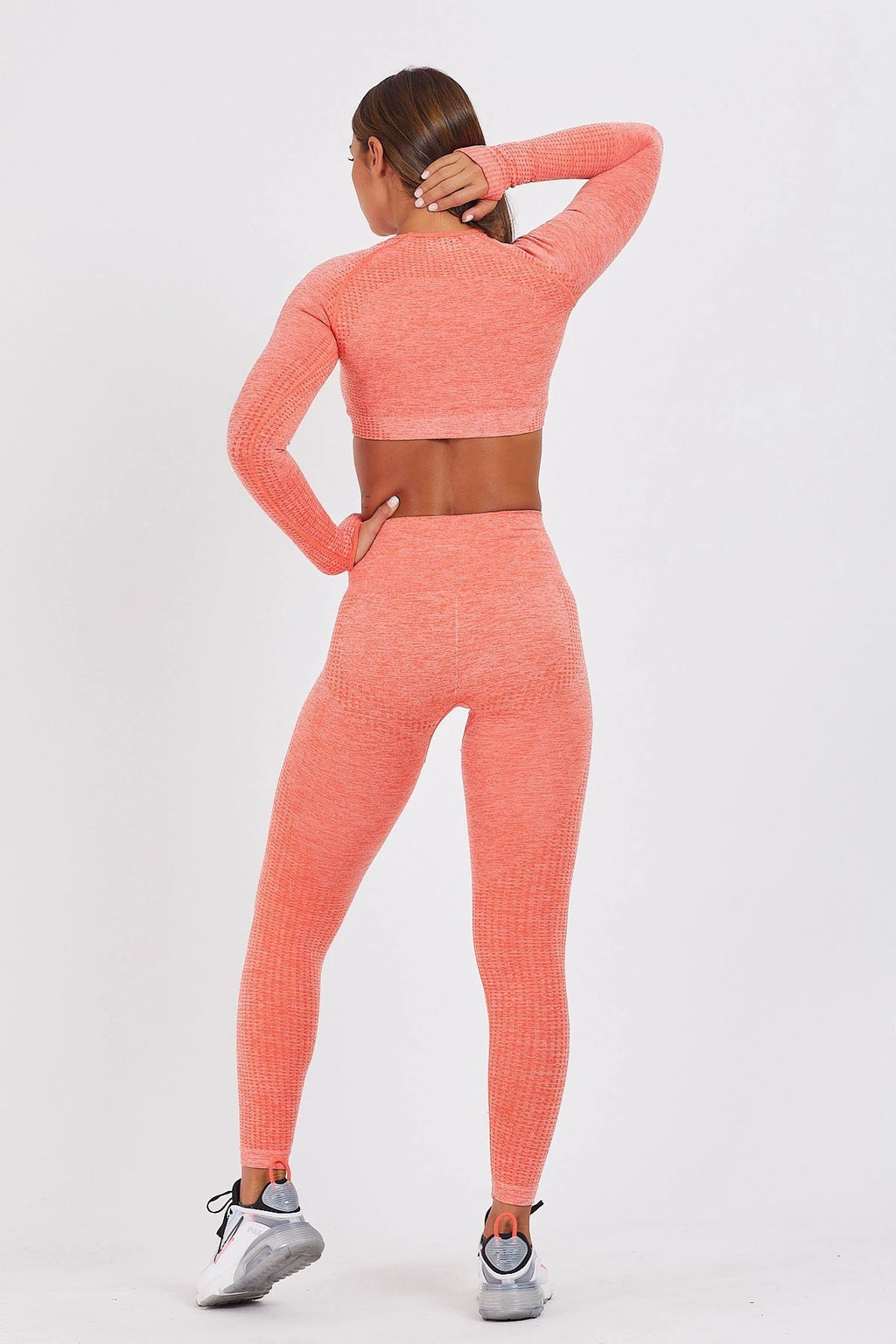 Gymwolves Women's Long Sleeve Seamless Sports T-Shirt