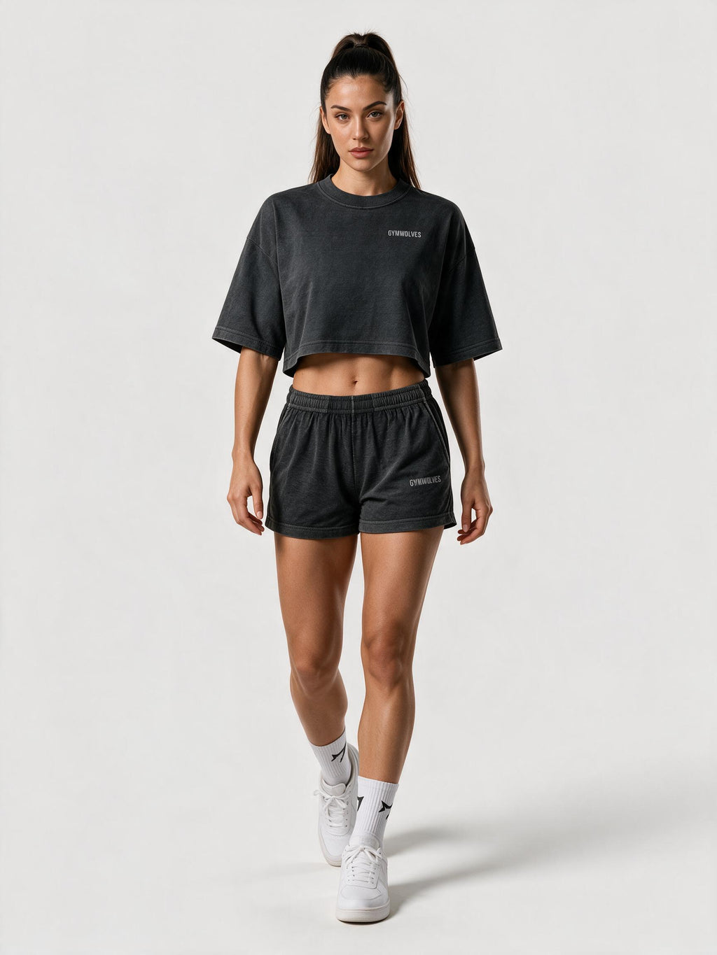 Gymwolves Women's Cropped Tee