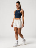 Gymwolves Women's Micro Rib Racer Tank Top