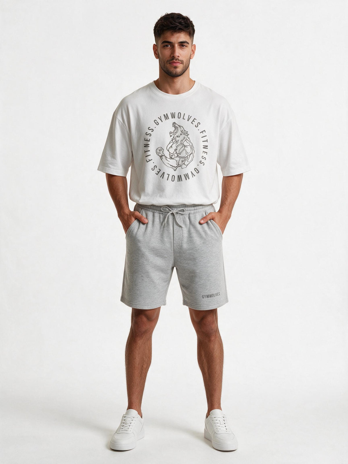 Gymwolves Men's Oversize T-Shirt — Strong