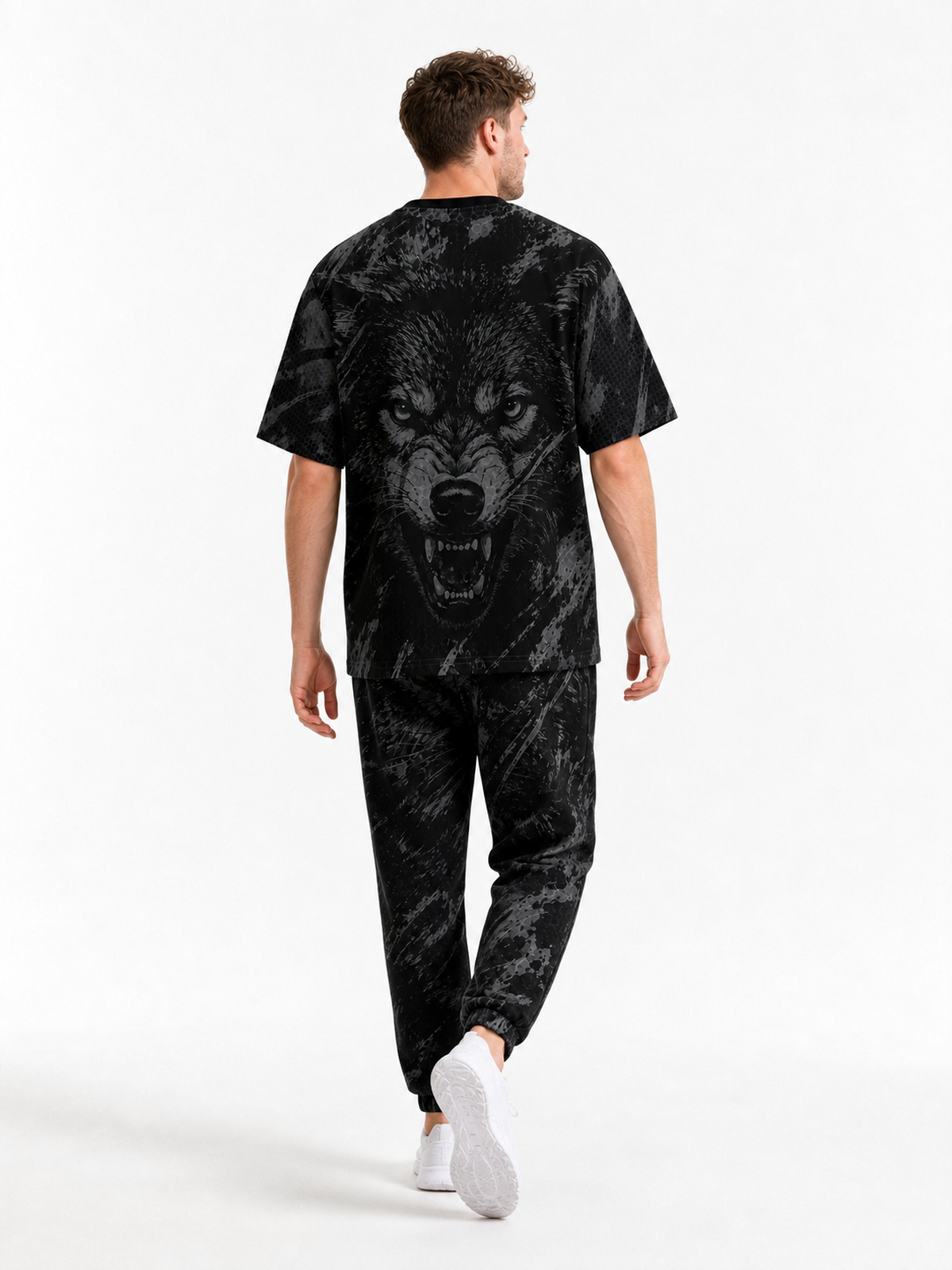 Gymwolves Oversized Cotton T-Shirt — Predator