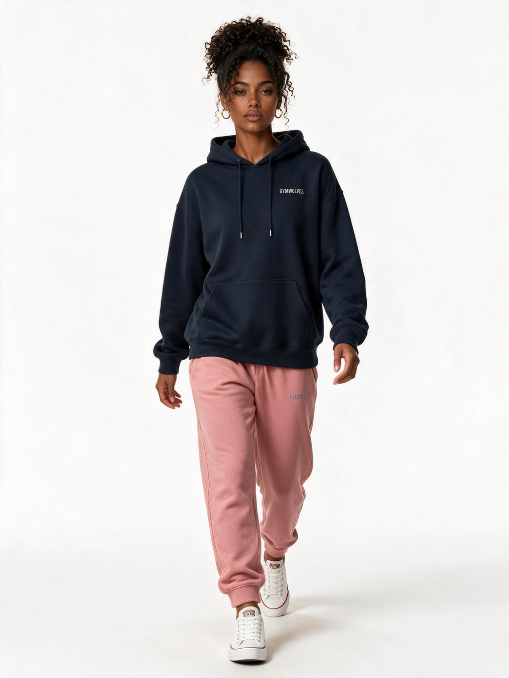 Gymwolves Premium Kadın Hoodie Oversize