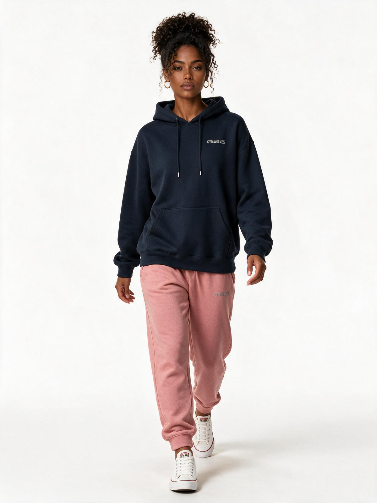 Gymwolves Premium Kadın Hoodie Oversize