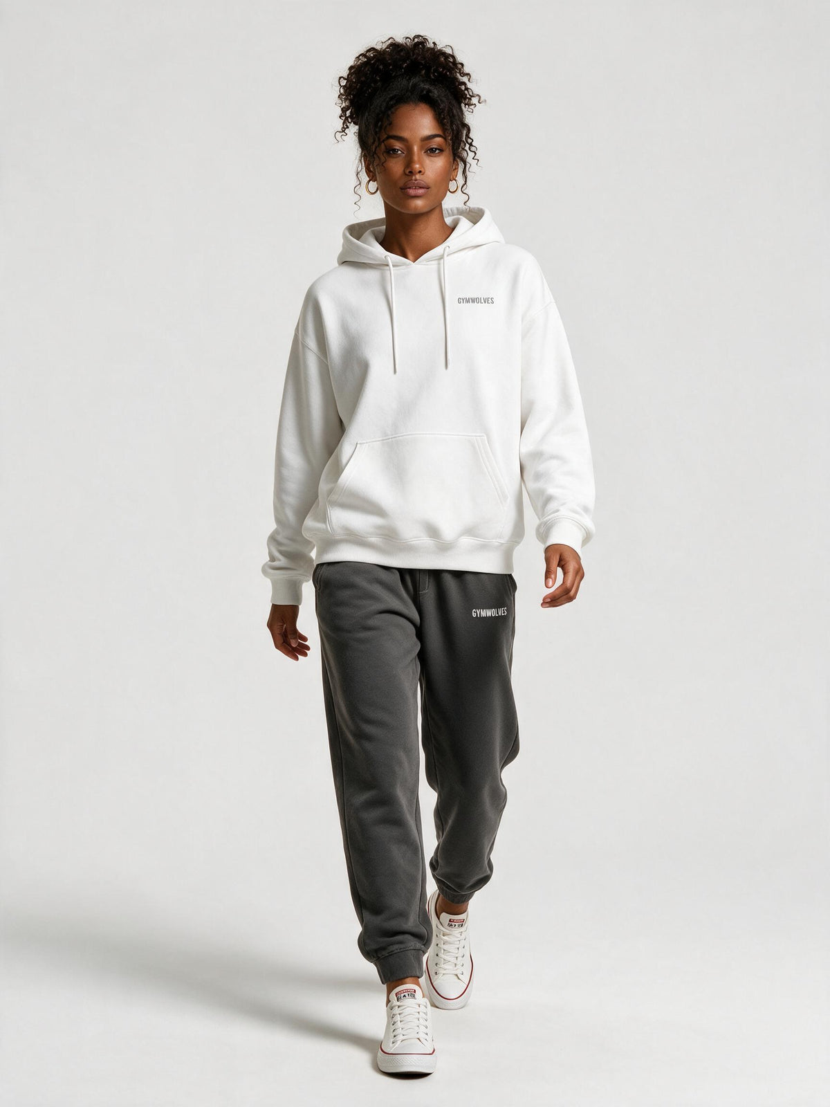 Gymwolves Premium Kadın Hoodie Oversize