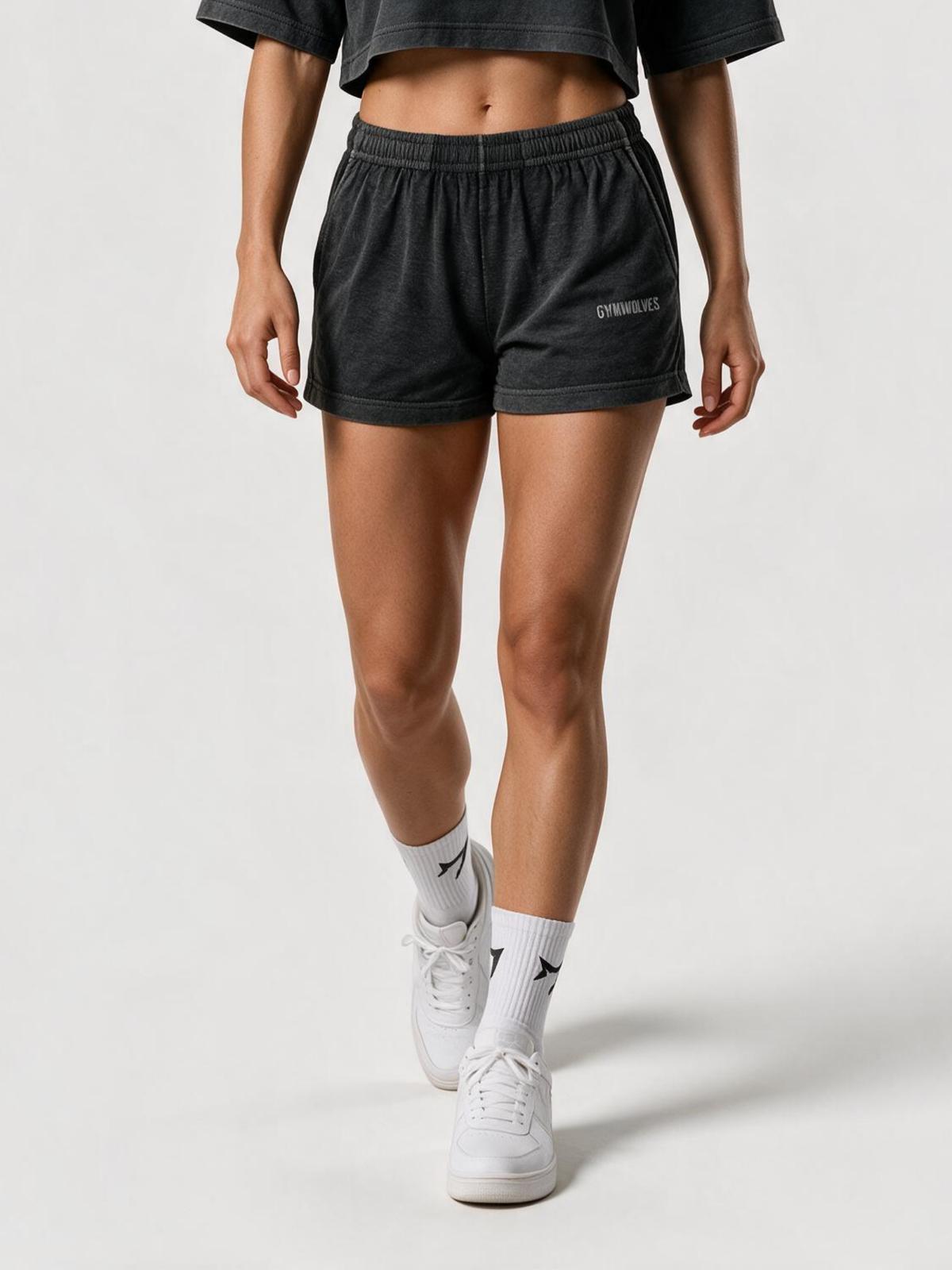 Gymwolves Women's Garment-Dyed Shorts