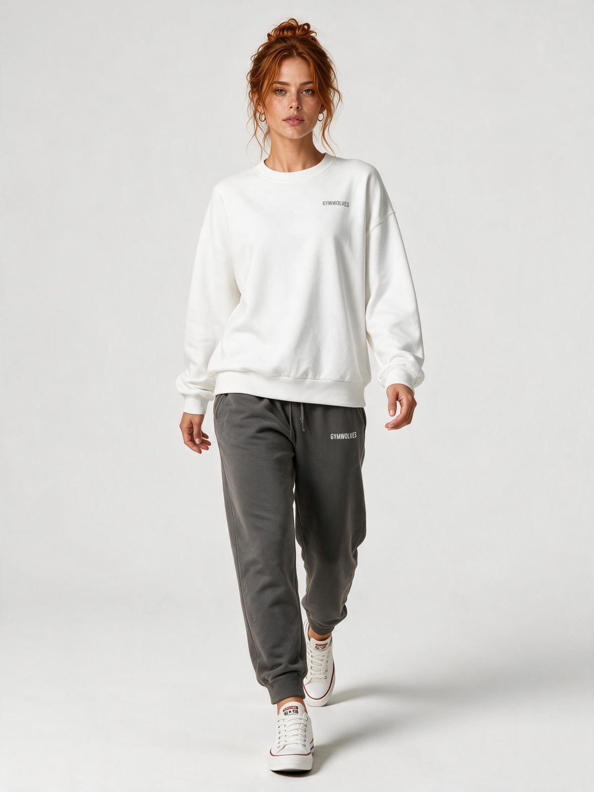 Gymwolves Women's Premium Oversize Sweatshirt